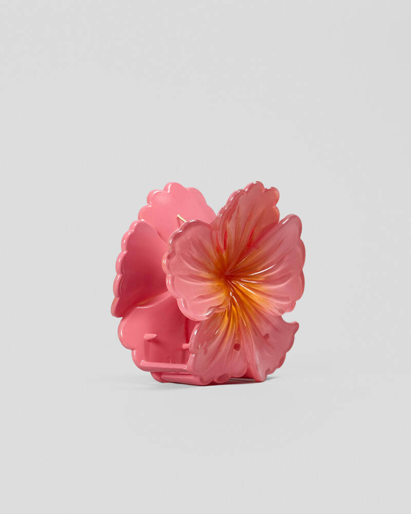 Karyn In LA Hibiscus Flower Hair Claw Clip for Womens
