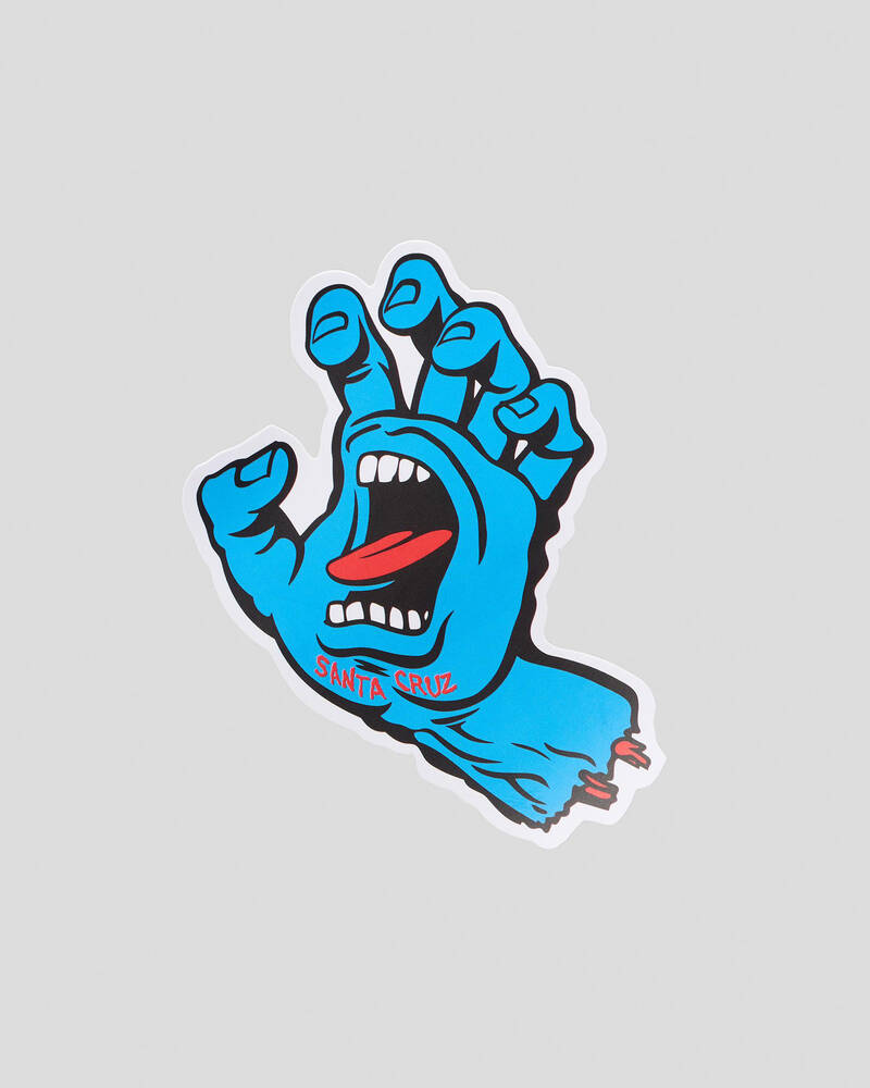 Santa Cruz Screaming Hand Matte Sticker for Mens
