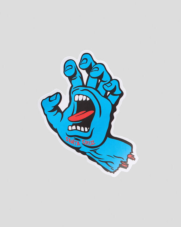 Santa Cruz Screaming Hand Matte Sticker for Mens
