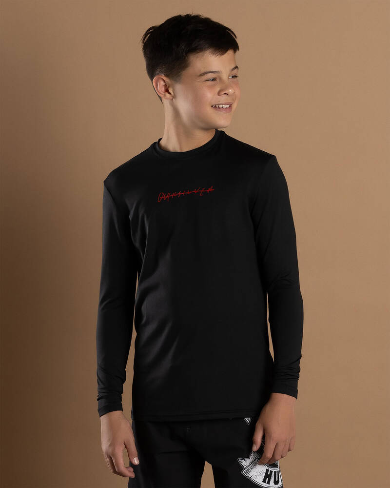 Quiksilver Boys' DNA Rushed Long Sleeve Wetshirt for Mens