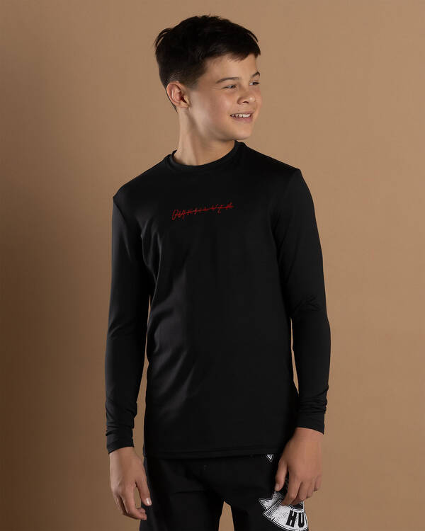 Quiksilver Boys' DNA Rushed Long Sleeve Wetshirt for Mens
