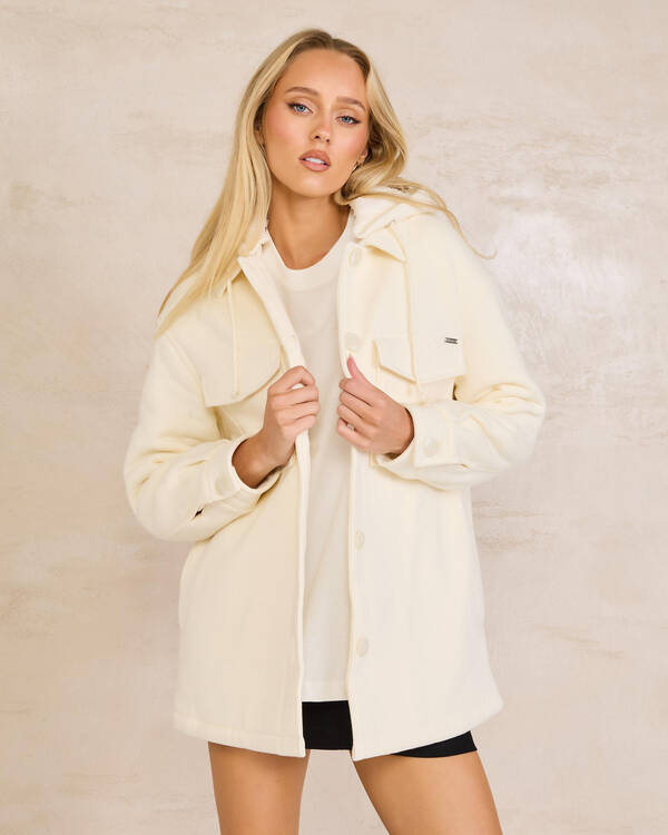 Mooloola Claudia Hooded Shacket for Womens