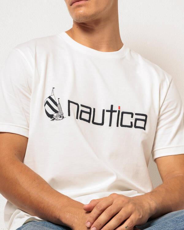 NAUTICA Lowercase Logo T-Shirt for Mens