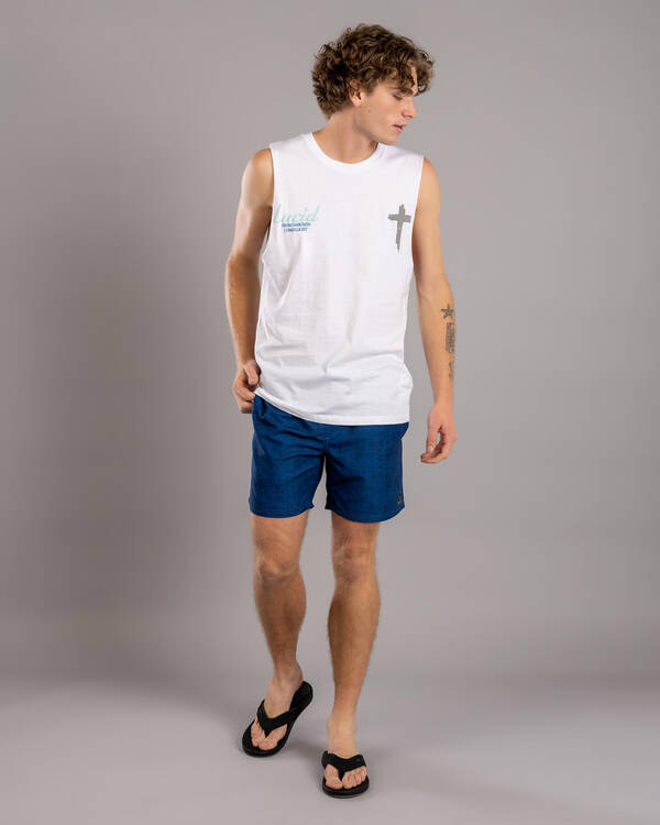 Lucid Encrypted Elastic Waist Shorts for Mens