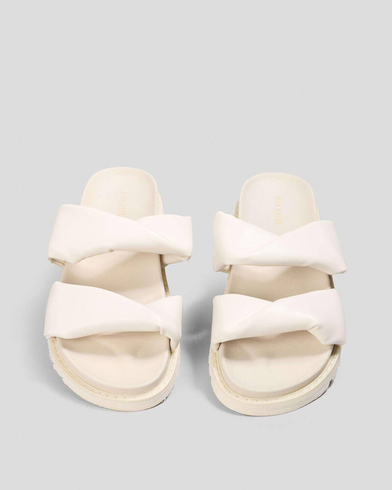 Ava And Ever Monaco Slide Sandals for Womens