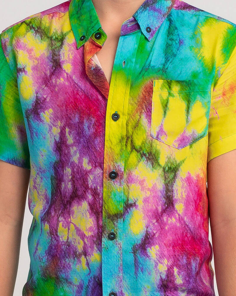 Skylark Boys' Splice Short Sleeve Shirt for Mens