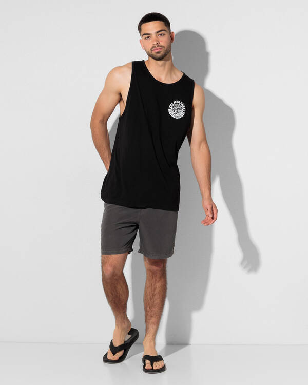 The Mad Hueys Shield Fk Off Singlet Tank for Mens