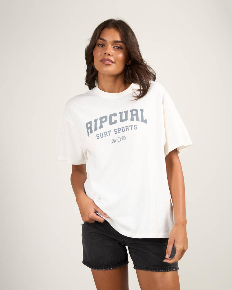 Rip Curl Varsity Sports Heritage T-Shirt for Womens
