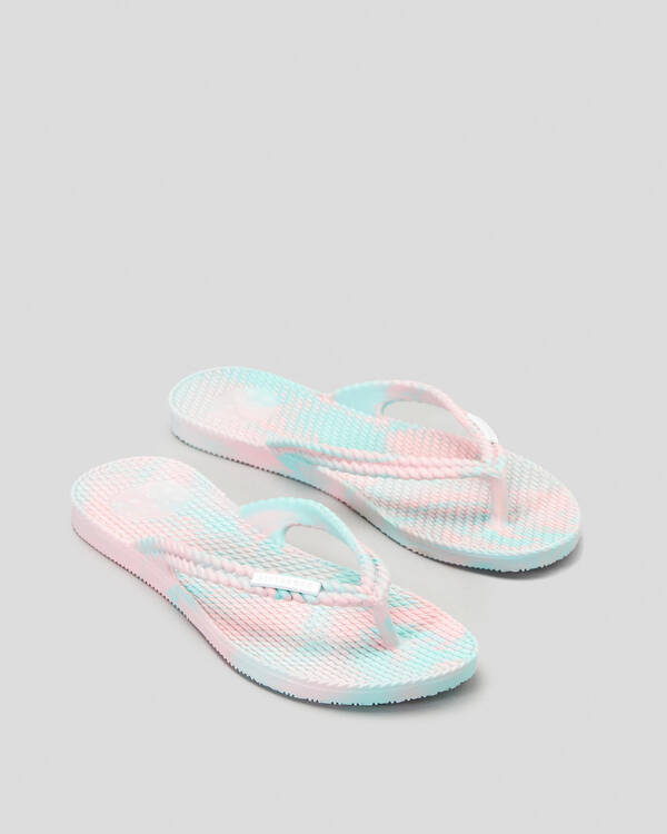 Billabong Girls' Kicks Marble Thongs for Womens