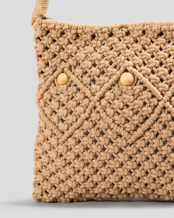 Mooloola Rio Macrame Crossbody Bag for Womens