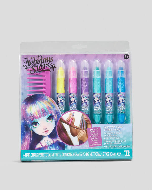 Get It Now Nebulous Glitter Hair Chalk Pens for Womens