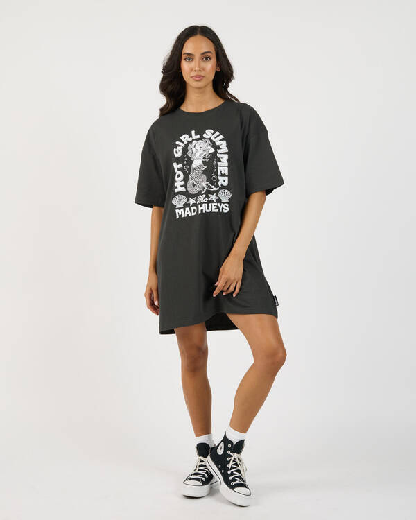 The Mad Hueys Hot Girl Summer T-Shirt Dress for Womens