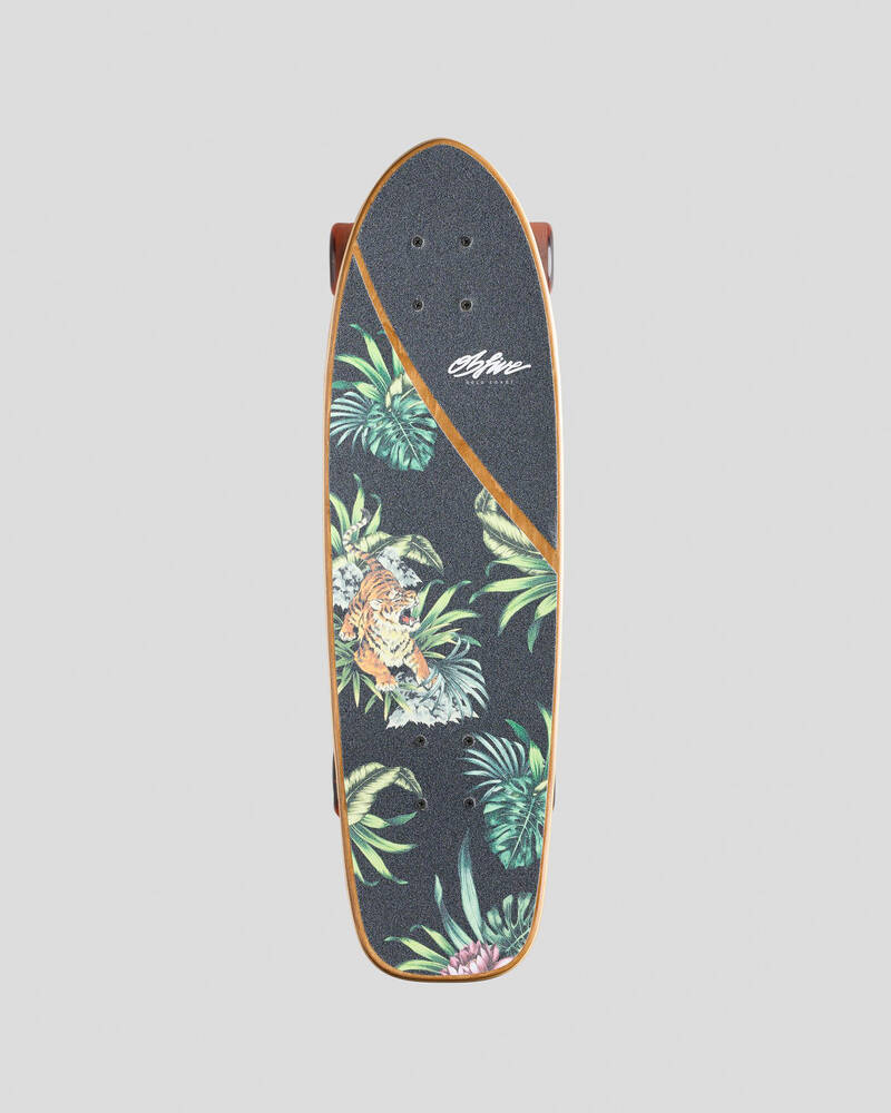 OBfive Psyched Tiger 28" Cruiser Skateboard for Unisex
