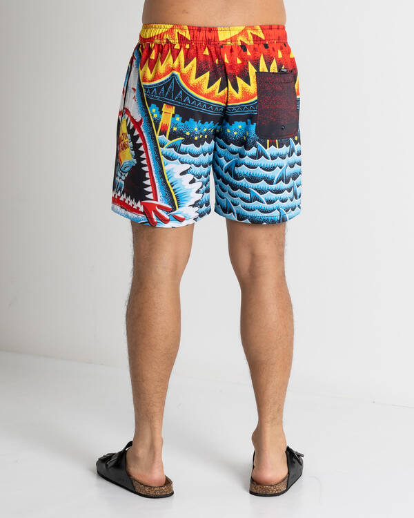 Milton Mango Jaws Beach Shorts for Mens