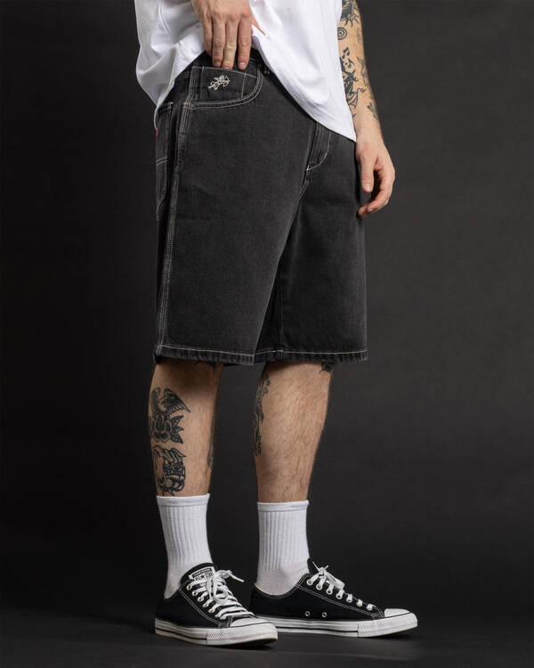 Worship Supplies Chico Big Dawg Jean Shorts for Mens