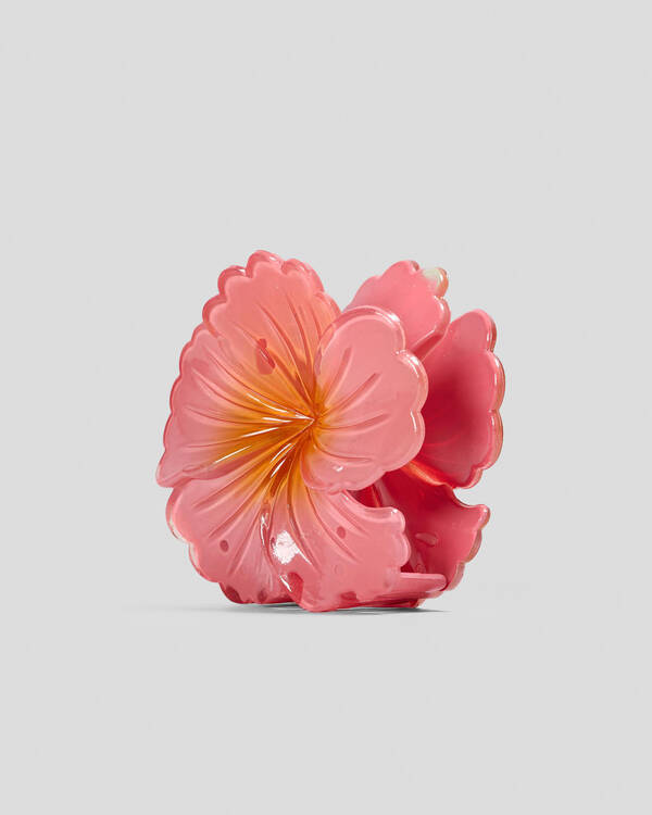 Karyn In LA Hibiscus Flower Hair Claw Clip for Womens