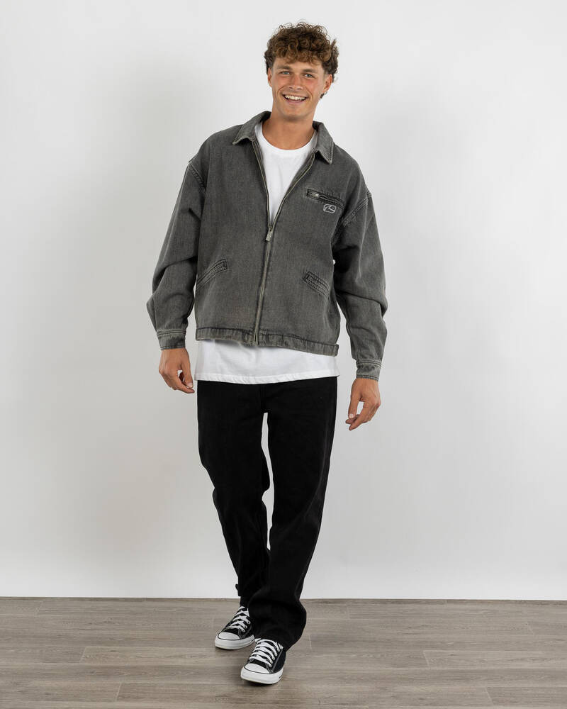 Rusty Arc Up Denim Jacket for Mens