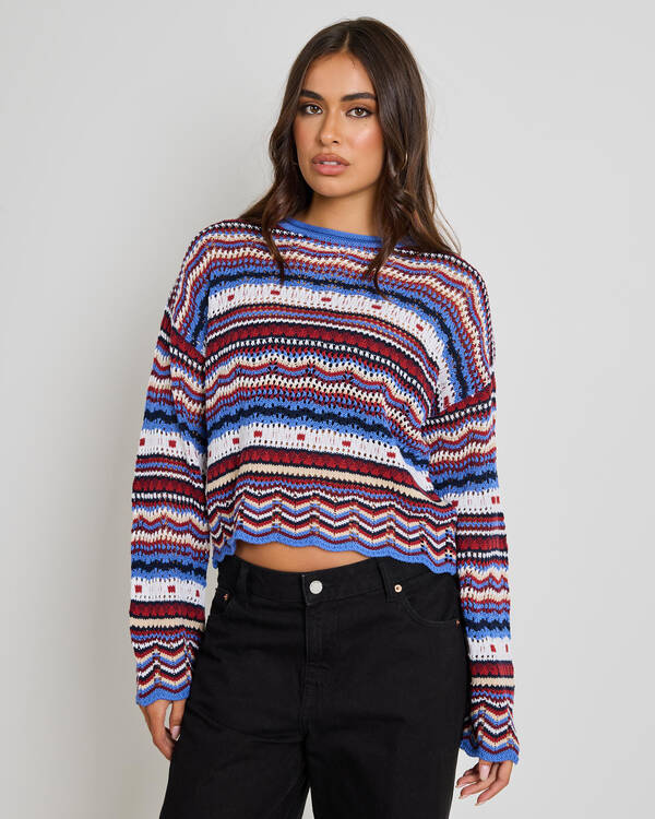 Mooloola Dream Catcher Crochet Jumper for Womens