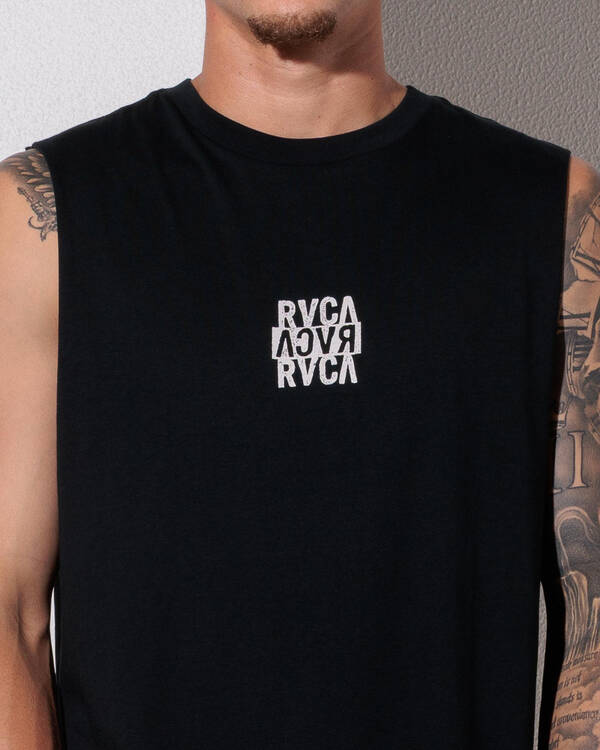 RVCA Staxed Muscle Tank for Mens