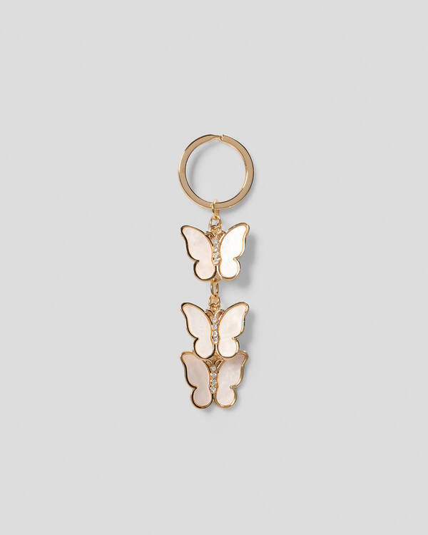 Karyn In LA Monarch Butterfly Keyring for Womens
