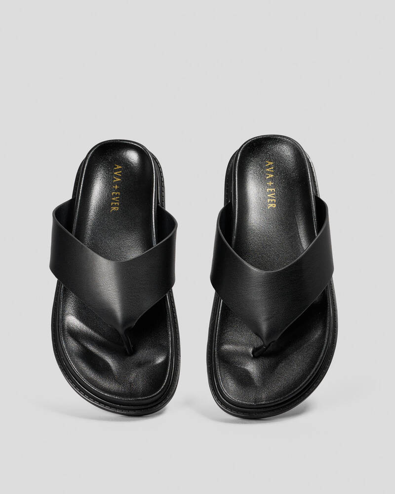 Ava And Ever Girls' Sorrento Thong Slide Sandals for Womens