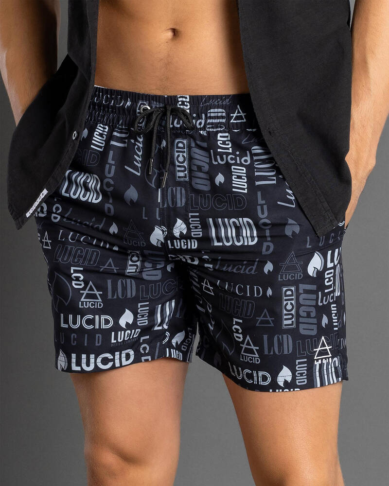 Lucid Distinct Elastic Waist Shorts for Mens