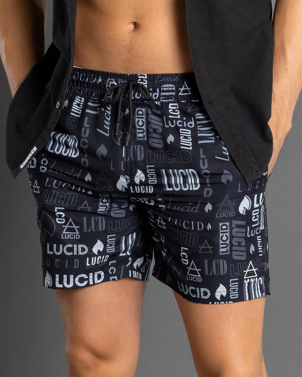 Lucid Distinct Elastic Waist Shorts for Mens