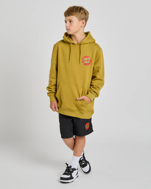 Santa Cruz Boys' Classic Dot Puff Chest Hoodie for Mens
