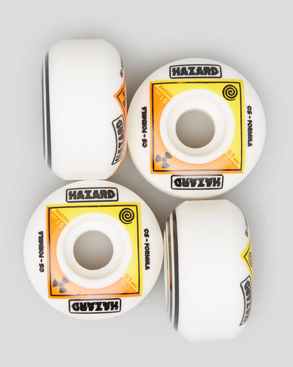 Madness Skateboards Hazard Bio CS Radial 51mm Skateboard Wheels for Mens