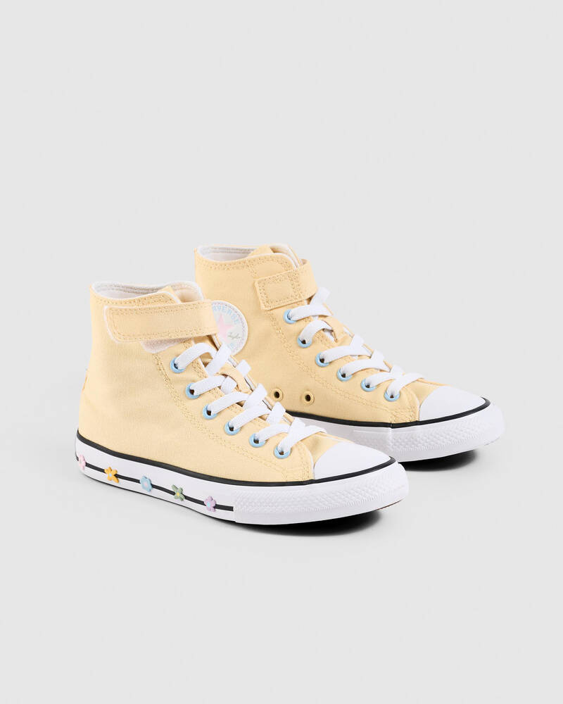 Converse Girls' Chuck Taylor All Star Easy On Bubble Flowers Shoes for Womens