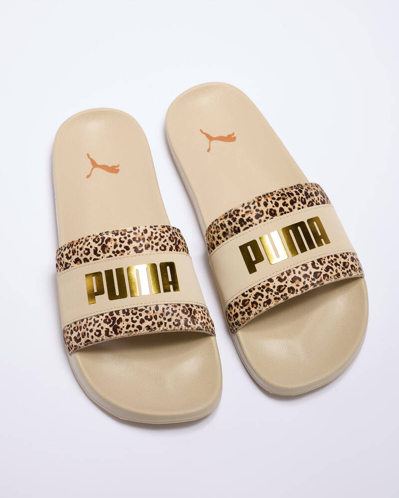 Puma Leadcat 2.0 Animal Flair Slides Sandals for Womens