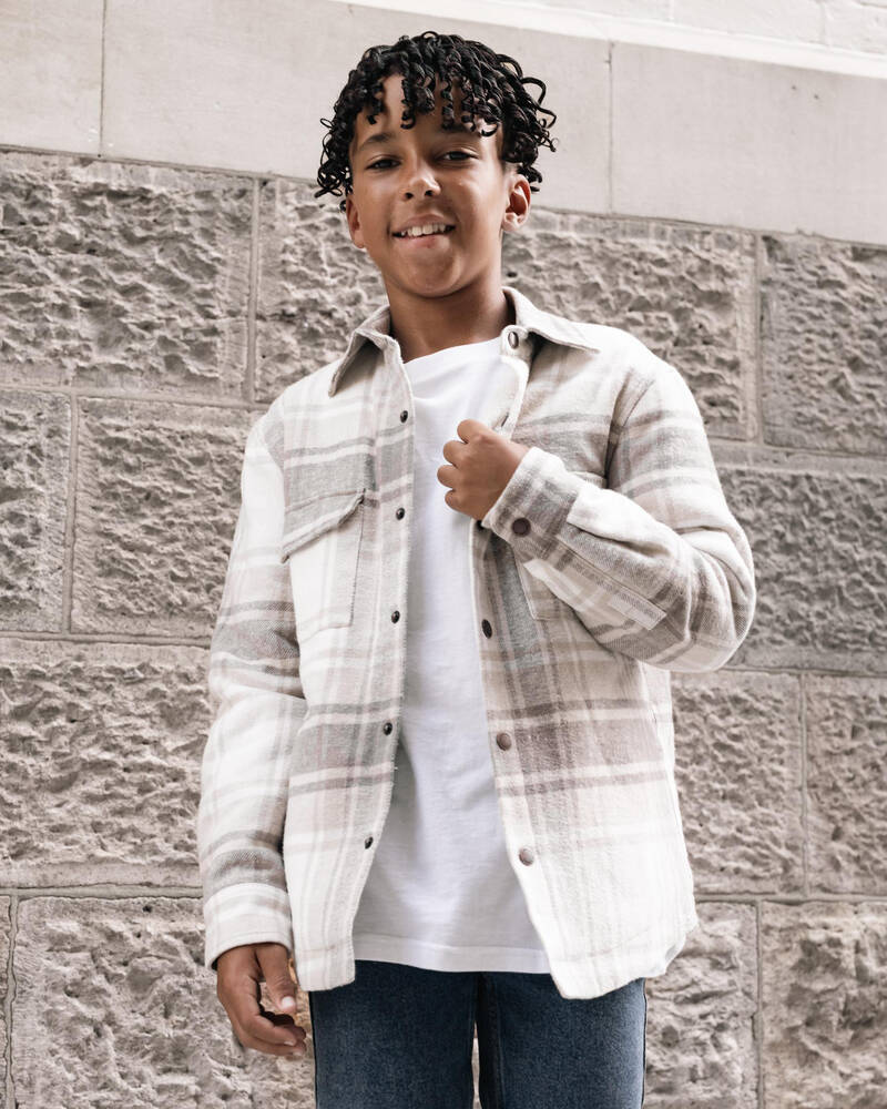 Skylark Boys' Anthem Flannel Long Sleeve Shirt for Mens