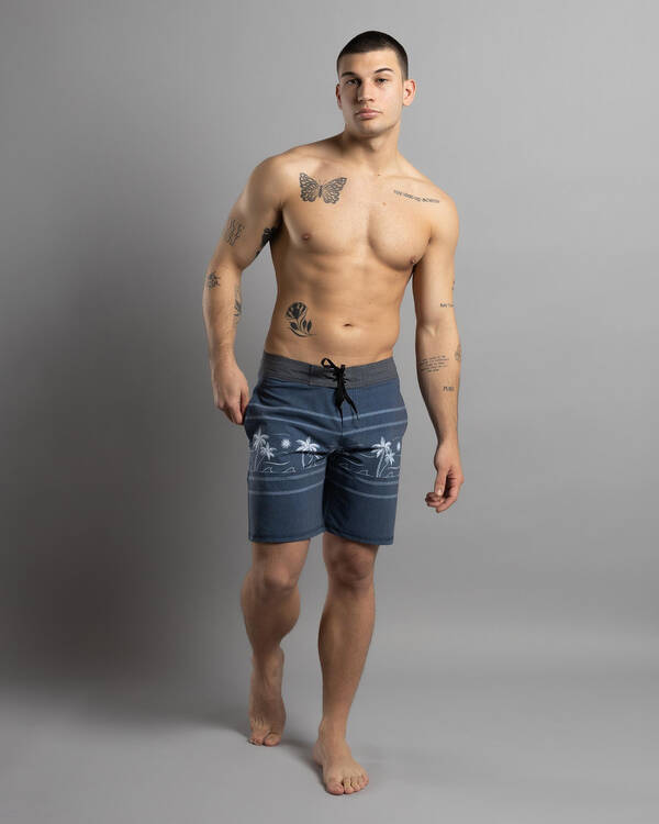 Skylark White Cap Board Shorts for Mens