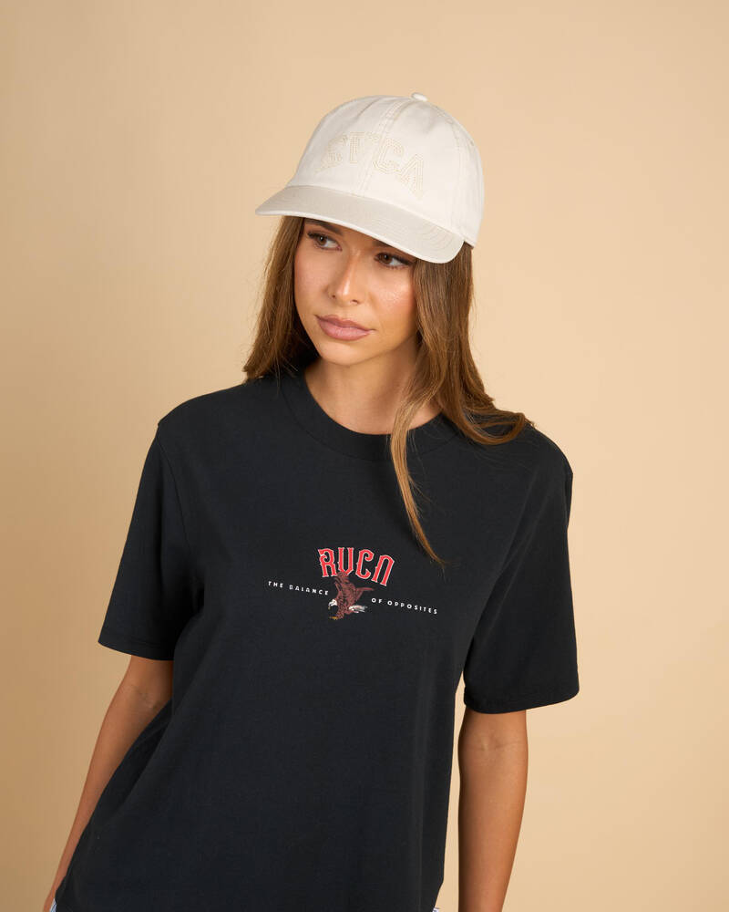 RVCA Contrast Stitch Dad Hat for Womens