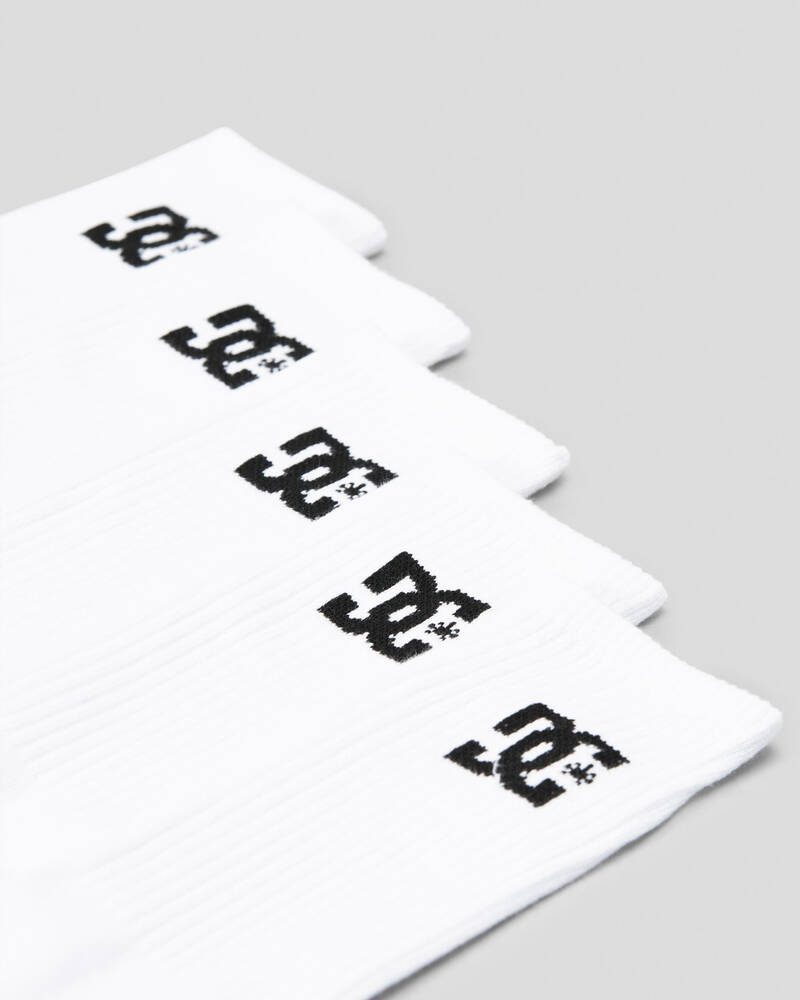 DC Shoes DC Crew Socks 5 Pack for Mens