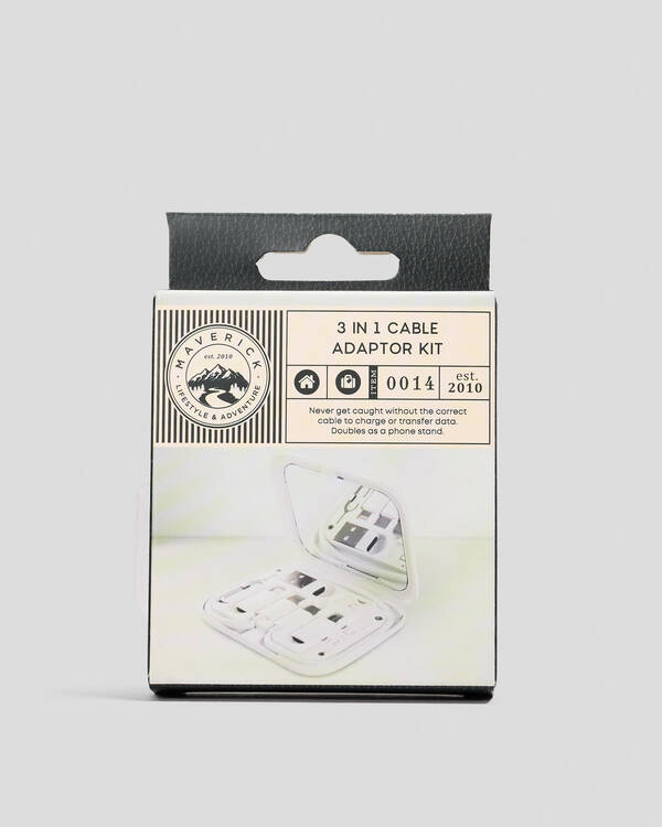 Get It Now 3 In 1 Multi Cable Adaptor for Unisex