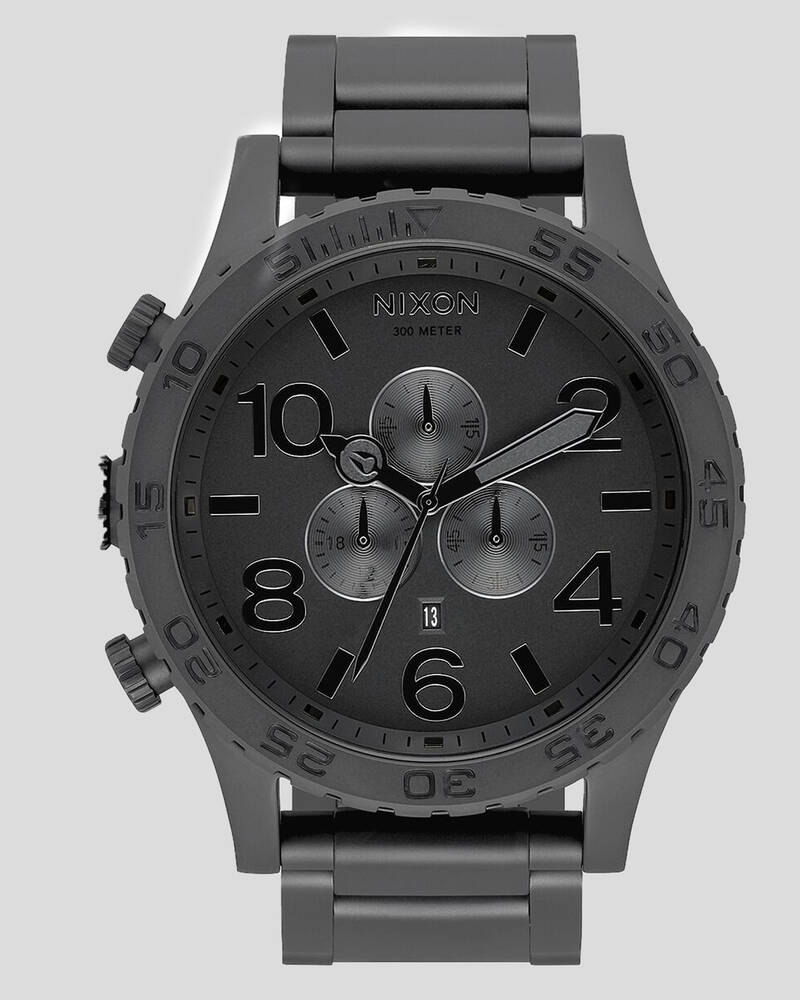 Nixon 51-30 Chrono Matte Black for Mens