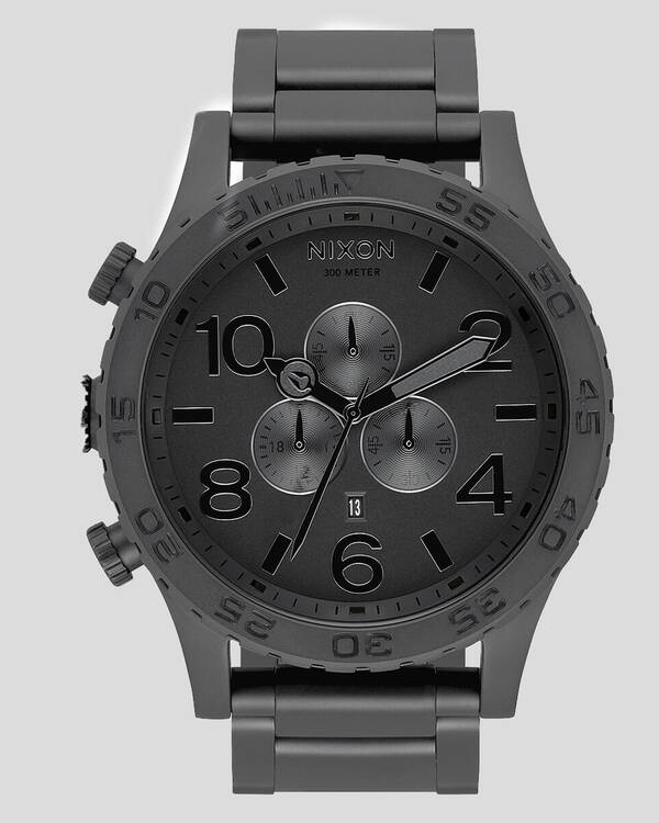 Nixon 51-30 Chrono Matte Black for Mens