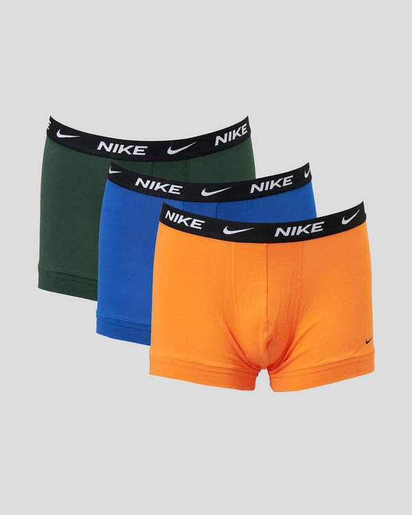 Nike Everyday Cotton Stretch Trunks 3 Pack for Mens