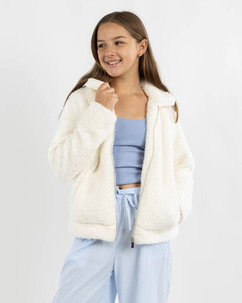 Mooloola Girls' Aria Polar Fleece Bomber for Womens