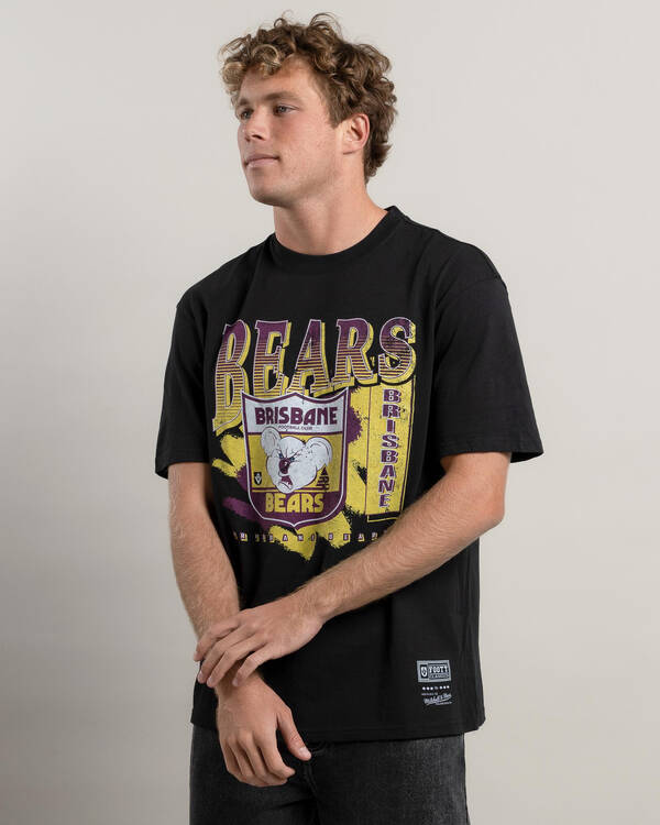 Mitchell & Ness Brisbane Bears AFL Brush Off T-Shirt for Mens