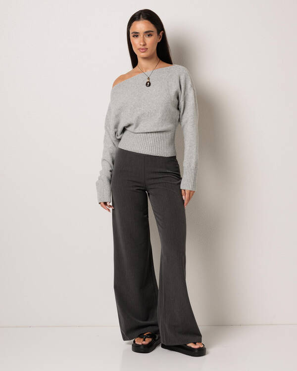 Ava And Ever Anni Off Shoulder Knit Jumper for Womens