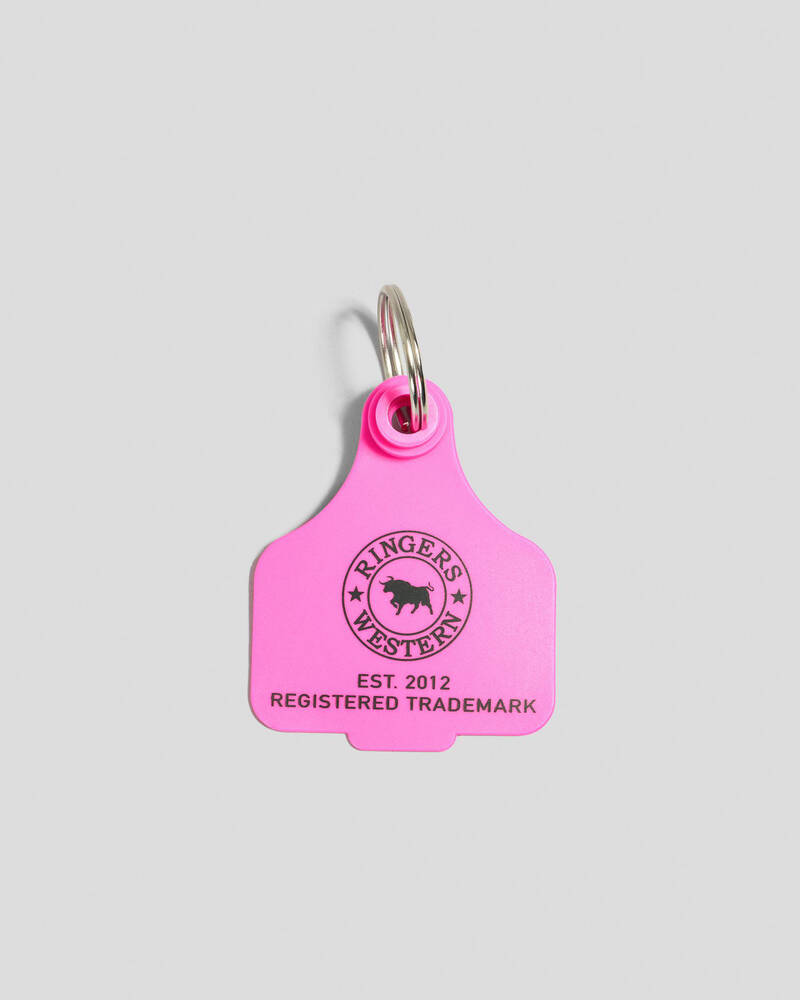Ringers Western Cattle Tag Keyring for Unisex