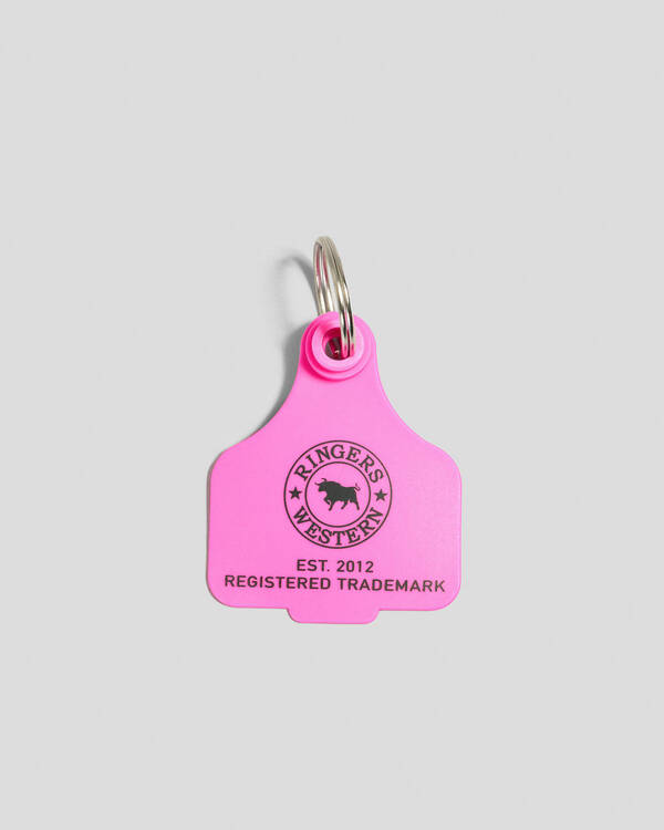 Ringers Western Cattle Tag Keyring for Unisex