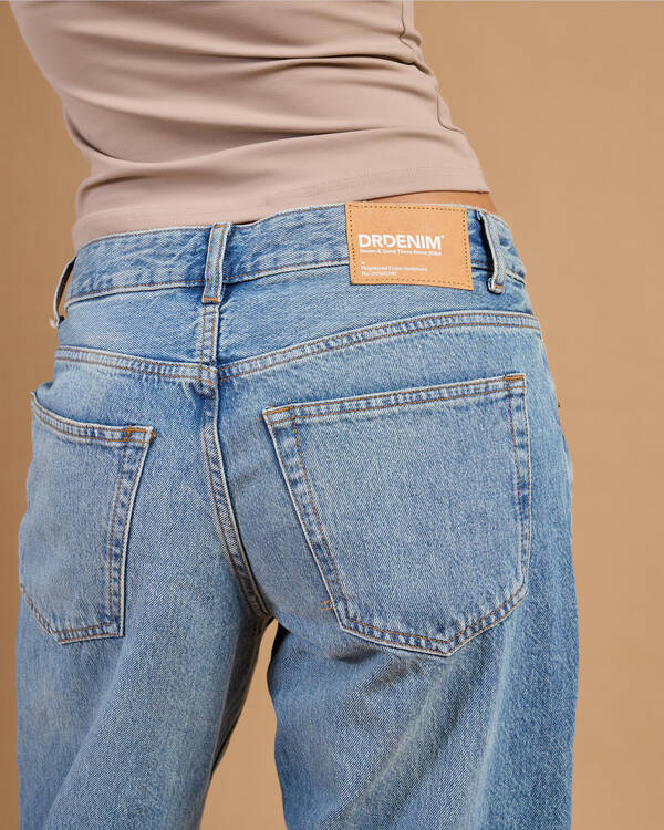 Dr Denim Rhue Low Wide Jeans for Womens