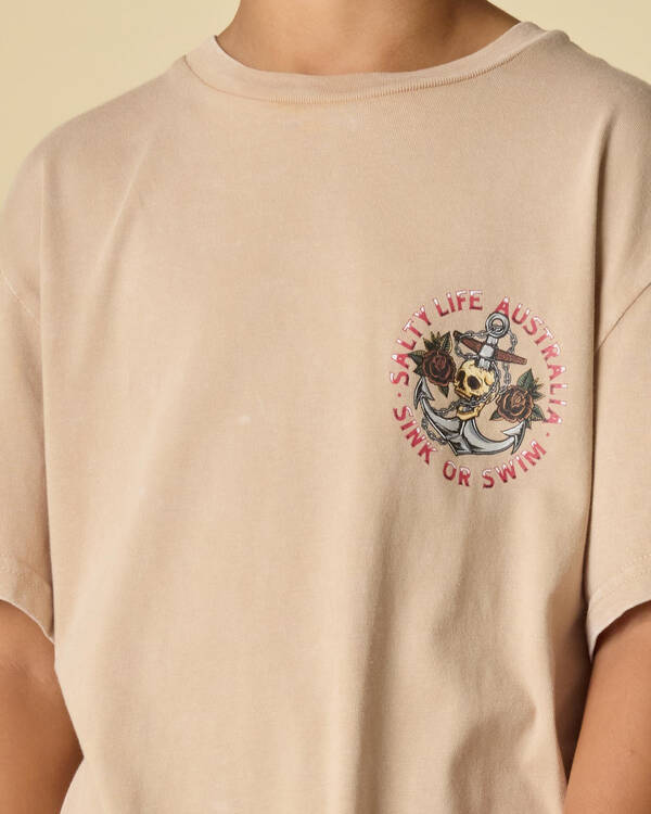 Salty Life Boys' Sink Or Swim T-Shirt for Mens