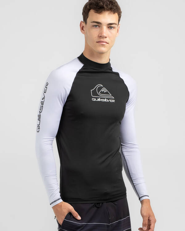 Quiksilver On Tour Long Sleeve Rash Vest for Mens