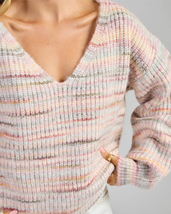 Mooloola Achilles V Neck Knit Jumper for Womens
