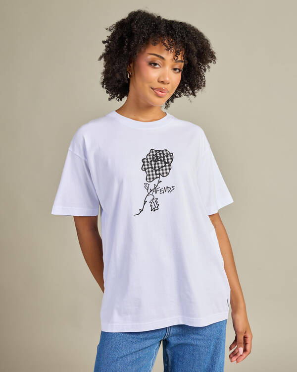 Afends Patches Recycled Oversized T-Shirt for Womens