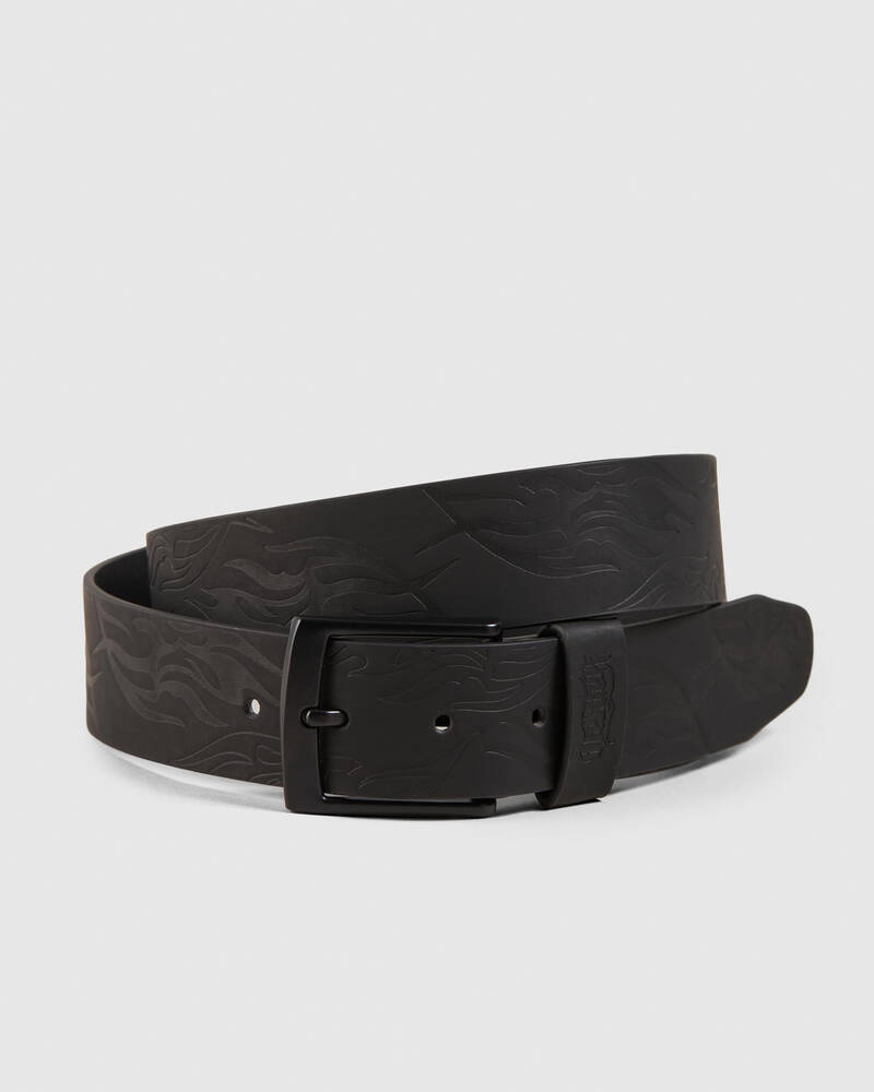 Dexter Blazed Faux Leather Belt for Mens